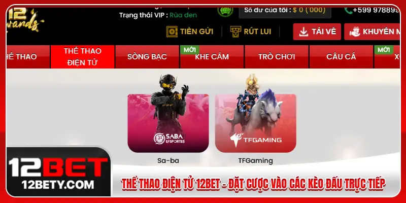 chơi thể thao điện tử 12BET