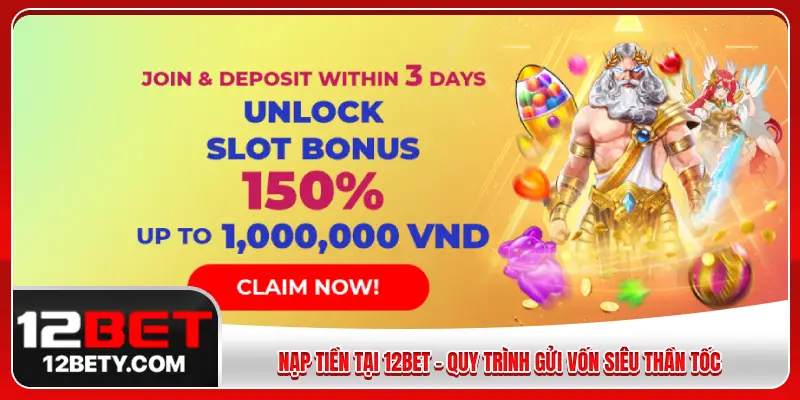 nạp tiền tại 12BET